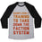 Virgin Teez  Baseball Tee Unisex Tri-Blend Baseball Tee / small / Athletic Gray / Black DAUNTLESSLY TRAINING UNISEX TRI-BLEND BASEBALL TEE