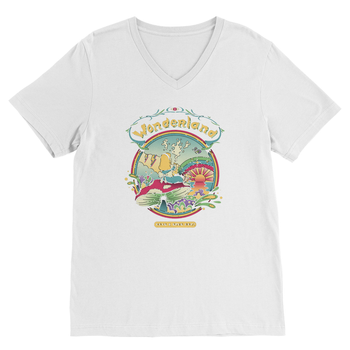 VIRGIN TEEZ Men T-Shirts White / Unisex / S Day Dreamer Premium V-Neck T-Shirt