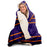 Simple Lines Pattern po Poster Hooded Blanket
