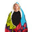 Abstract Pattren Hooded Blanket