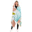 Divine Floral Poster Hooded Blanket