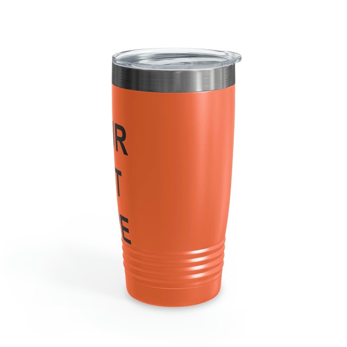 Custom Logo Tumbler, Team Logo Here Tumbler, Personalized Tumbler, Text on a Tumbler, Your Business Logo or Brand Logo Ringneck Tumbler, 20oz