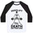 Virgin Teez  Baseball Tee Unisex Classic Baseball Tee / x-small / White/Black DEADLIFT TIL' DEATH AND THEN SOME UNISEX CLASSIC BASEBALL TEE