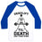 Virgin Teez  Baseball Tee Unisex Classic Baseball Tee / x-small / White/Blue DEADLIFT TIL' DEATH AND THEN SOME UNISEX CLASSIC BASEBALL TEE
