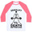 Virgin Teez  Baseball Tee Unisex Classic Baseball Tee / x-small / White/Neon Pink DEADLIFT TIL' DEATH AND THEN SOME UNISEX CLASSIC BASEBALL TEE