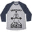 Virgin Teez  Baseball Tee Unisex Tri-Blend Baseball Tee / small / Athletic Gray / Navy DEADLIFT TIL' DEATH AND THEN SOME UNISEX TRI-BLEND BASEBALL TEE
