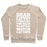 Virgin Teez  Pullover Crewneck Sweatshirt / x-small / Heathered Oatmeal DEADLIFTS I THOUGHT YOU SAID LET'S WATCH CAT GIFS CREWNECK SWEATSHIRT