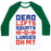Virgin Teez  Baseball Tee Unisex Classic Baseball Tee / x-small / White/Dark Green DEADLIFTS SQUATS AND LUNGES OH MY UNISEX CLASSIC BASEBALL TEE