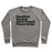 Virgin Teez  Pullover Crewneck Sweatshirt / x-small / Heathered Gray DEADLIFTS, SQUATS, BENCH PRESS, PEANUT BUTTER WORKOUT CREWNECK SWEATSHIRT