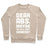 Virgin Teez  Pullover Crewneck Sweatshirt / x-small / Heathered Oatmeal DEAR ABS, MAYBE WE WILL MEET SOMEDAY CREWNECK SWEATSHIRT
