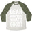 Virgin Teez  Baseball Tee Unisex Tri-Blend Baseball Tee / small / Oatmeal / Moss DEAR BURPEES WHAT'S GOOD UNISEX TRI-BLEND BASEBALL TEE