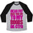 Virgin Teez  Baseball Tee Unisex Tri-Blend Baseball Tee / small / Athletic Gray / Black DEAR FAT (TANK) UNISEX TRI-BLEND BASEBALL TEE