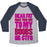 Virgin Teez  Baseball Tee Unisex Tri-Blend Baseball Tee / small / Athletic Gray / Navy DEAR FAT (TANK) UNISEX TRI-BLEND BASEBALL TEE
