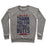 Virgin Teez  Pullover Crewneck Sweatshirt / x-small / Heathered Gray DEAR LORD THANK YOU FOR FOOTBALL BUTTS CREWNECK SWEATSHIRT