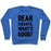 Virgin Teez  Pullover Crewneck Sweatshirt / x-small / Heathered Blue DEAR SQUATS WHAT'S GOOD CREWNECK SWEATSHIRT
