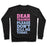 Virgin Teez  Pullover Crewneck Sweatshirt / x-small / Black DEAR TRAINER PLEASE DON'T KILL ME TODAY CREWNECK SWEATSHIRT