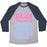 Virgin Teez  Baseball Tee Unisex Tri-Blend Baseball Tee / small / Athletic Gray / Navy DEAR TRAINER PLEASE DON'T KILL ME TODAY UNISEX TRI-BLEND BASEBALL TEE