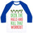 Virgin Teez  Baseball Tee Unisex Classic Baseball Tee / x-small / White/Blue DECK THE HALLS AND KILL THAT WORKOUT UNISEX CLASSIC BASEBALL TEE