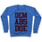 Virgin Teez  Pullover Crewneck Sweatshirt / x-small / Heathered Blue DEM ABS DOE CREWNECK SWEATSHIRT