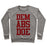 Virgin Teez  Pullover Crewneck Sweatshirt / x-small / Heathered Gray DEM ABS DOE CREWNECK SWEATSHIRT