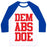 Virgin Teez  Baseball Tee Unisex Classic Baseball Tee / x-small / White/Blue DEM ABS DOE UNISEX CLASSIC BASEBALL TEE