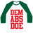 Virgin Teez  Baseball Tee Unisex Classic Baseball Tee / x-small / White/Dark Green DEM ABS DOE UNISEX CLASSIC BASEBALL TEE