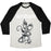 Virgin Teez  Baseball Tee Unisex Tri-Blend Baseball Tee / small / Oatmeal / Black DEMOGORGONNA CRUSH THIS WORKOUT UNISEX TRI-BLEND BASEBALL TEE