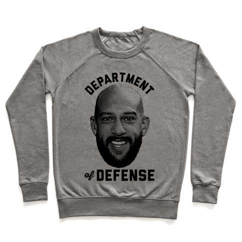 Virgin Teez  Pullover Crewneck Sweatshirt / x-small / Heathered Gray DEPARTMENT OF DEFENSE CREWNECK SWEATSHIRT