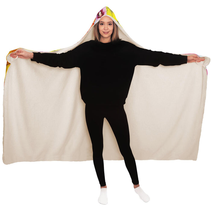 Flower Frida Hooded Blanket