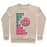 Virgin Teez  Pullover Crewneck Sweatshirt / x-small / Heathered Oatmeal DIET, DIE, DI, D, DO, DON, DONU, DONUT CREWNECK SWEATSHIRT