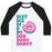 Virgin Teez  Baseball Tee Unisex Classic Baseball Tee / x-small / White/Black DIET, DIE, DI, D, DO, DON, DONU, DONUT UNISEX CLASSIC BASEBALL TEE