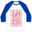 Virgin Teez  Baseball Tee Unisex Classic Baseball Tee / x-small / White/Blue DIET IDEAS: EAT WHATEVER YOU WANT AND IF ANYONE HASSLES YOU ABOUT YOUR WEIGHT EAT THEM TOO UNISEX CLASSIC BASEBALL TEE
