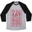 Virgin Teez  Baseball Tee Unisex Tri-Blend Baseball Tee / small / Athletic Gray / Black DIET IDEAS: EAT WHATEVER YOU WANT AND IF ANYONE HASSLES YOU ABOUT YOUR WEIGHT EAT THEM TOO UNISEX TRI-BLEND BASEBALL TEE