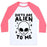 Virgin Teez  Baseball Tee Unisex Classic Baseball Tee / x-small / White/Neon Pink DIETS ARE ALIEN TO ME UNISEX CLASSIC BASEBALL TEE