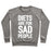 Virgin Teez  Pullover Crewneck Sweatshirt / x-small / Heathered Gray DIETS ARE FOR SAD PEOPLE CREWNECK SWEATSHIRT