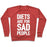 Virgin Teez  Pullover Crewneck Sweatshirt / x-small / Heathered Red DIETS ARE FOR SAD PEOPLE CREWNECK SWEATSHIRT