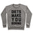 Virgin Teez  Pullover Crewneck Sweatshirt / x-small / Heathered Gray DIETS MAKE YOU BORING CREWNECK SWEATSHIRT