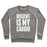 Virgin Teez  Pullover Crewneck Sweatshirt / x-small / Heathered Gray DISSENT IS MY CARDIO CREWNECK SWEATSHIRT
