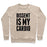 Virgin Teez  Pullover Crewneck Sweatshirt / x-small / Heathered Oatmeal DISSENT IS MY CARDIO CREWNECK SWEATSHIRT