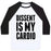 Virgin Teez  Baseball Tee Unisex Classic Baseball Tee / x-small / White/Black DISSENT IS MY CARDIO UNISEX CLASSIC BASEBALL TEE