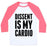 Virgin Teez  Baseball Tee Unisex Classic Baseball Tee / x-small / White/Neon Pink DISSENT IS MY CARDIO UNISEX CLASSIC BASEBALL TEE