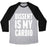 Virgin Teez  Baseball Tee Unisex Tri-Blend Baseball Tee / small / Athletic Gray / Black DISSENT IS MY CARDIO UNISEX TRI-BLEND BASEBALL TEE