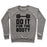 Virgin Teez  Pullover Crewneck Sweatshirt / x-small / Heathered Gray DO IT FOR THE BOOTY CREWNECK SWEATSHIRT