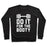 Virgin Teez  Pullover Crewneck Sweatshirt / x-small / Black DO IT FOR THE BOOTY CREWNECK SWEATSHIRT