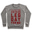 Virgin Teez  Pullover Crewneck Sweatshirt / x-small / Heathered Gray DO LEG DAY FOR ME CREWNECK SWEATSHIRT