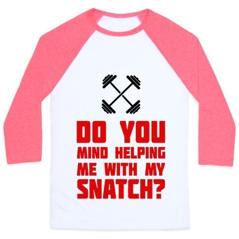 Virgin Teez  Baseball Tee Unisex Classic Baseball Tee / x-small / White/Neon Pink DO MIND HELPING ME WITH MY SNATCH? UNISEX CLASSIC BASEBALL TEE