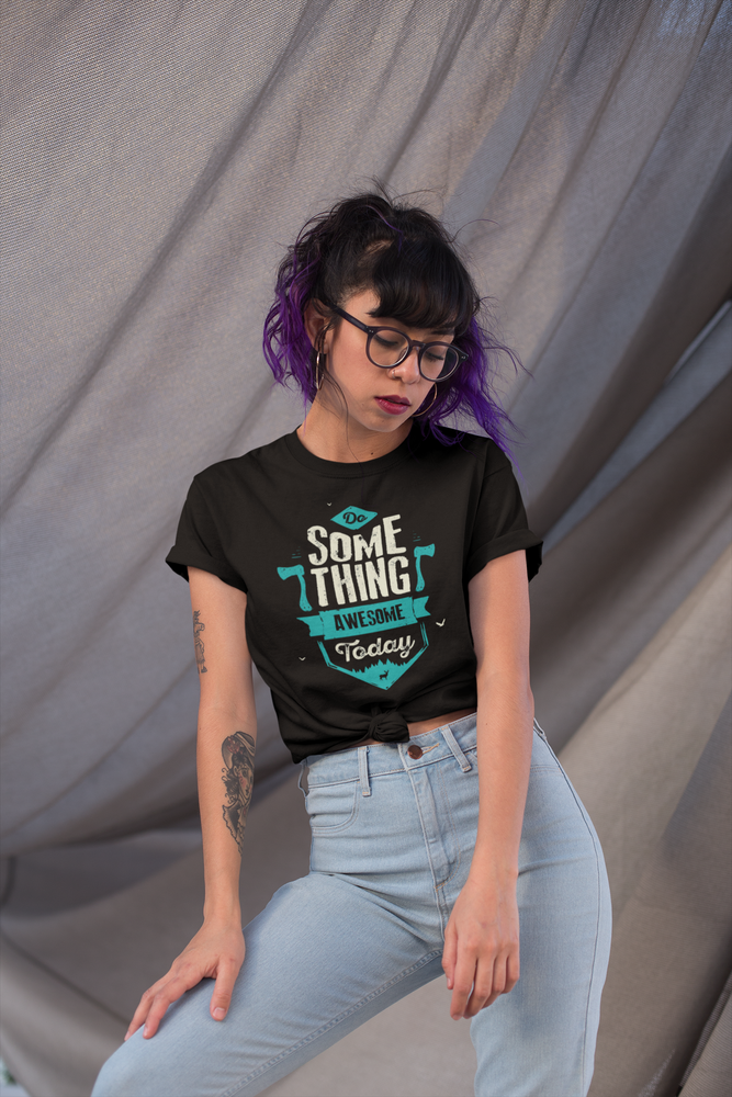 Virgin Teez Women T-Shirt Do Something Good Today Women T-shirt