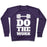Virgin Teez  Pullover Crewneck Sweatshirt / x-small / Purple DO THE WORK CREWNECK SWEATSHIRT