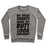 Virgin Teez  Pullover Crewneck Sweatshirt / x-small / Heathered Gray DO THESE SQUATS MAKE MY BUTT LOOK AWESOME? CREWNECK SWEATSHIRT