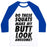 Virgin Teez  Baseball Tee Unisex Classic Baseball Tee / x-small / White/Blue DO THESE SQUATS MAKE MY BUTT LOOK AWESOME? UNISEX CLASSIC BASEBALL TEE